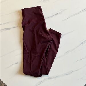 Women’s Burgundy Leggings